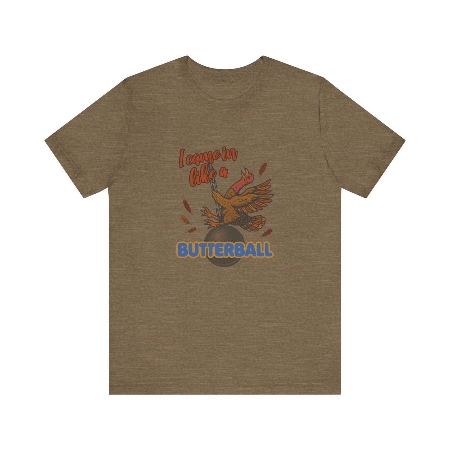 Like a Butterball — Miley Cyrus Thanksgiving Parody Retro Tee (Light)