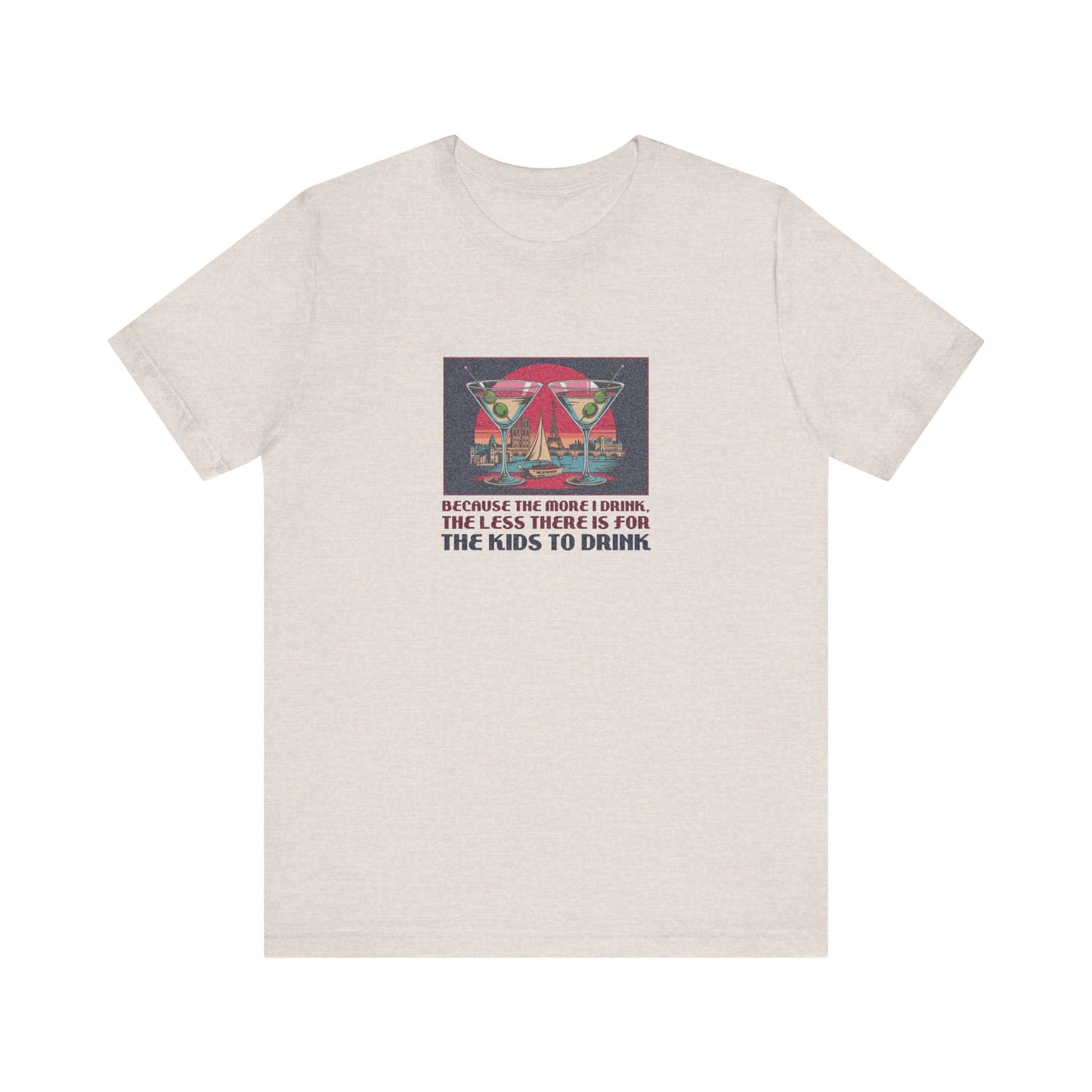 Open Bar (for the Kids) — Friends Retro Tee (Light)