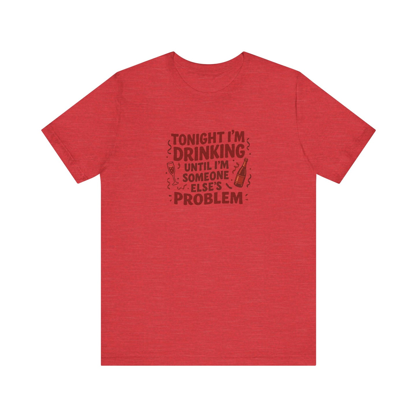 The Problem is Coming From Inside the Bar — Retro Tee (Light)