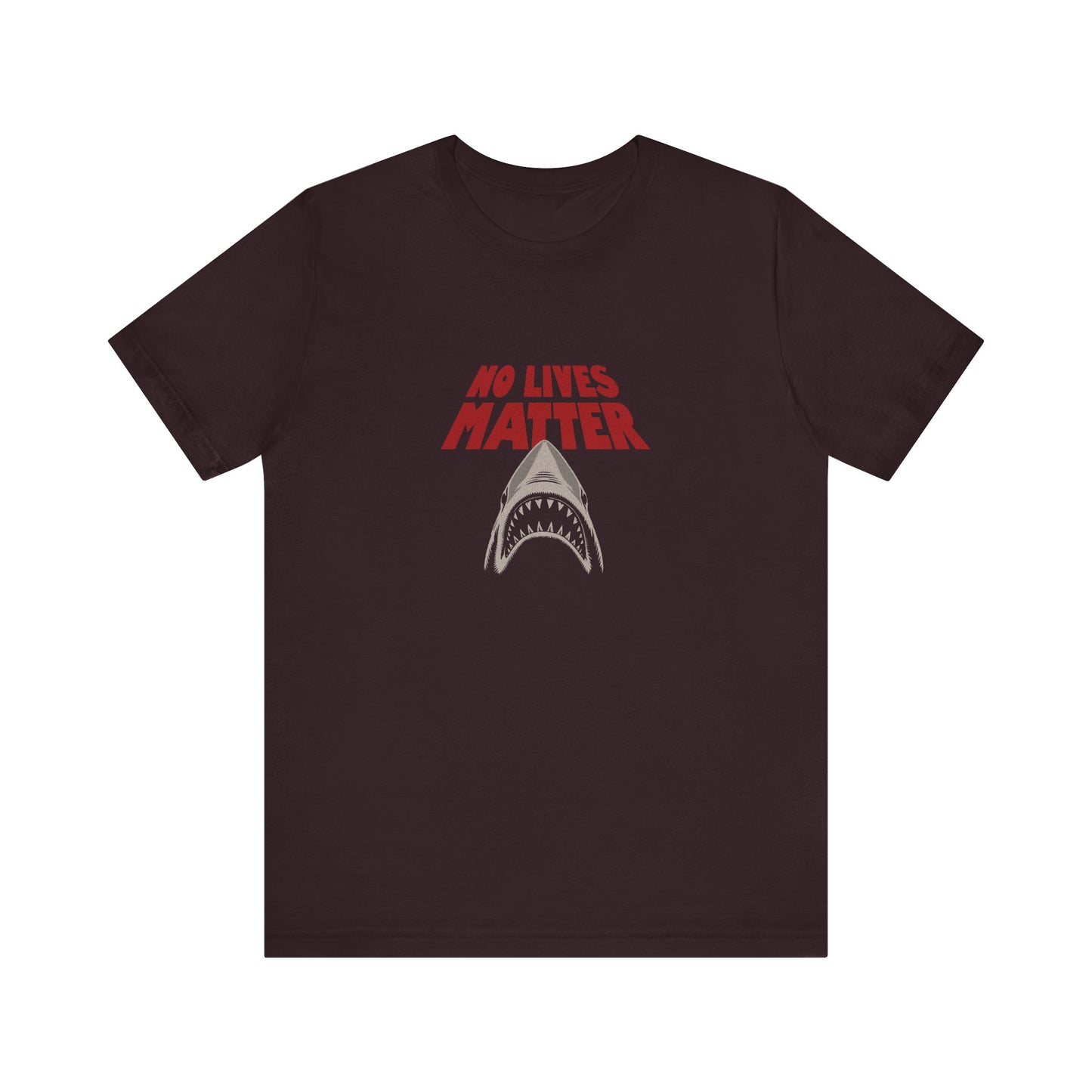 No Lives Matter — Jaws-Inspired Retro Tee (Dark)