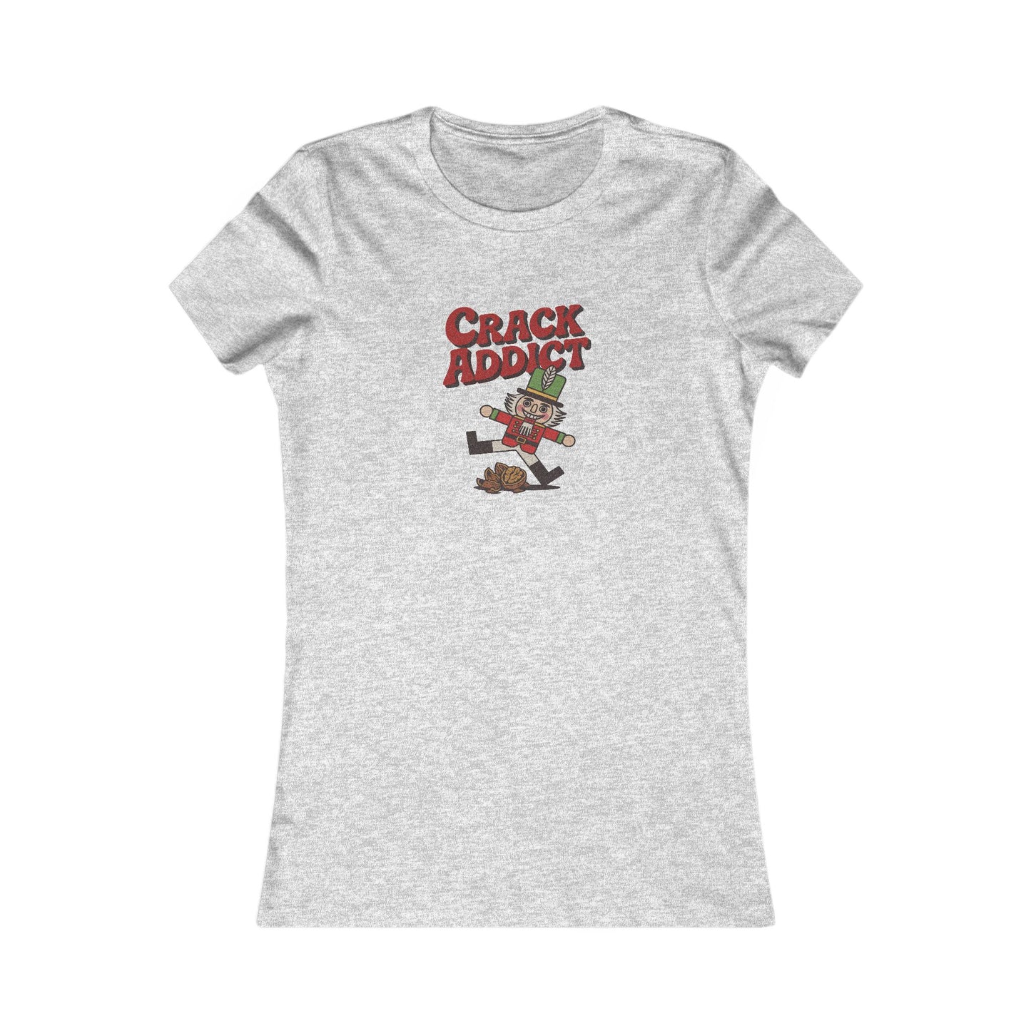 Crack Addict Nutcracker (Unhinged Remix) — Retro Women's Tee (Light)