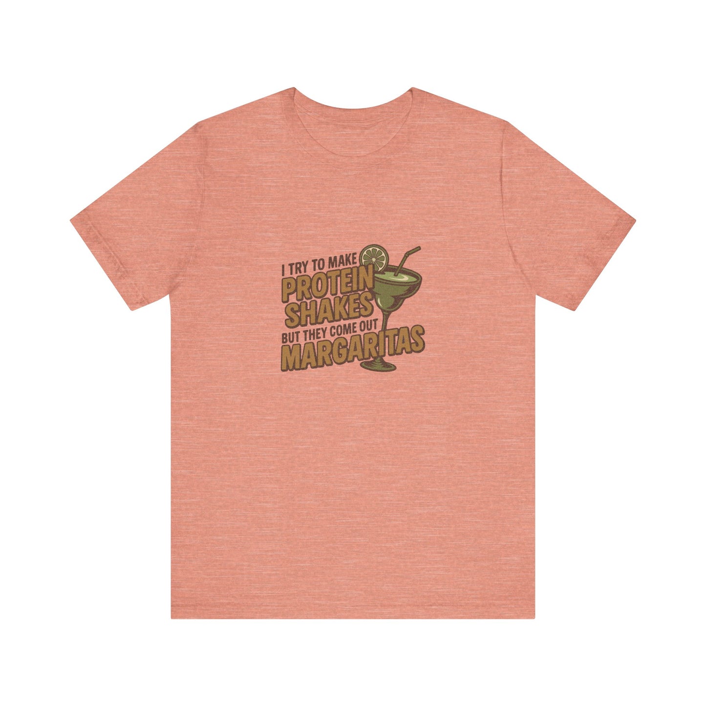 Protein Shakes (Oops, All Margaritas) — Retro Tee (Light)