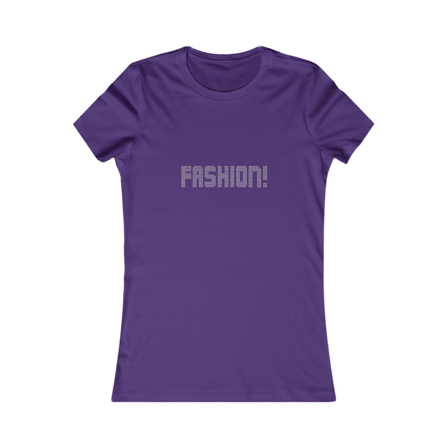 FASHION! — Psych Faux Rhinestones Women's Tee (Dark)