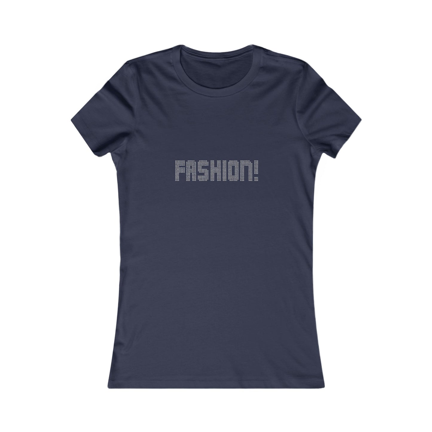 FASHION! — Psych Faux Rhinestones Women's Tee (Dark)