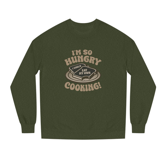 I'm So Hungry, I Could Eat My Own Cooking — Retro Sweatshirt (Dark)