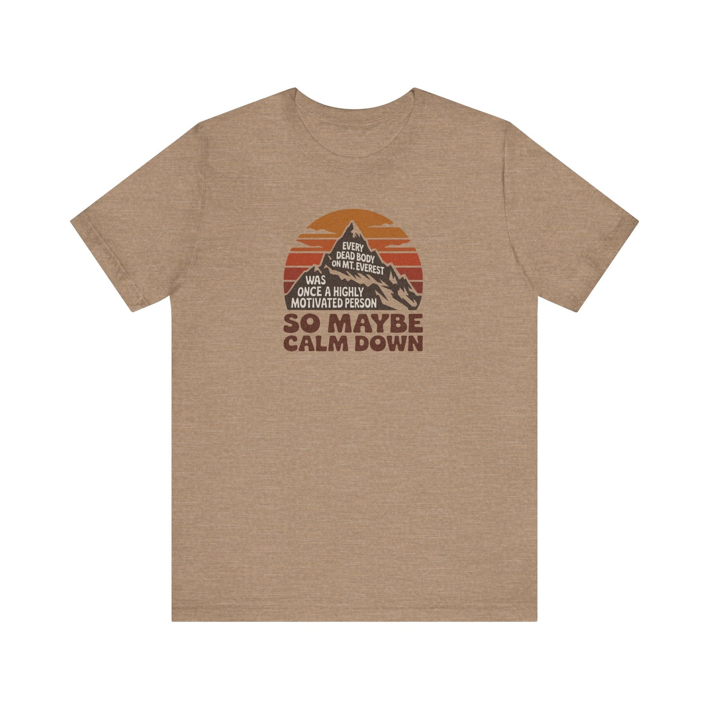 Everything in Moderation (Especially Fitness) – Mount Everest Retro Tee (Light)