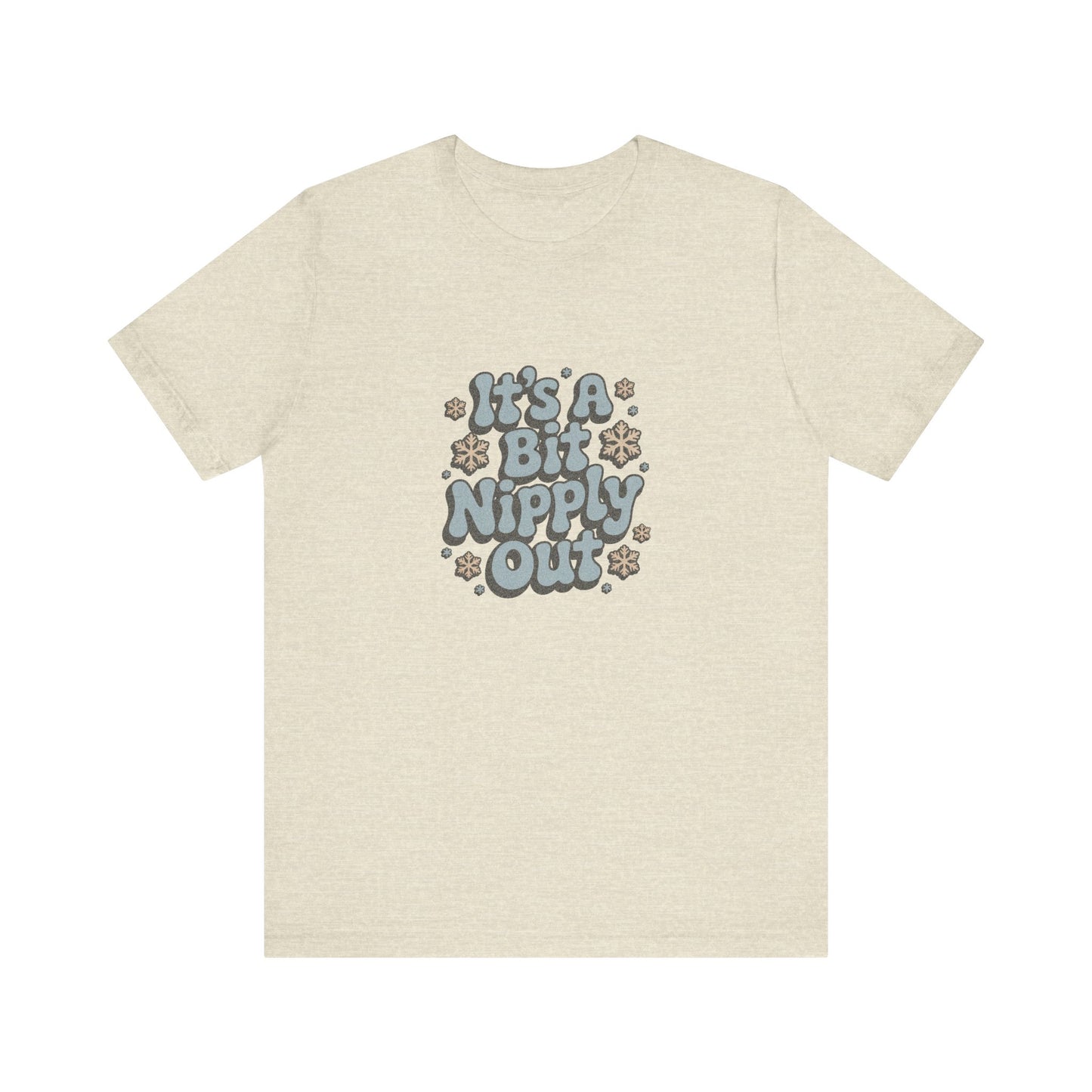 It's a Bit Nipply Out — Christmas Vacation Retro Tee (Light)