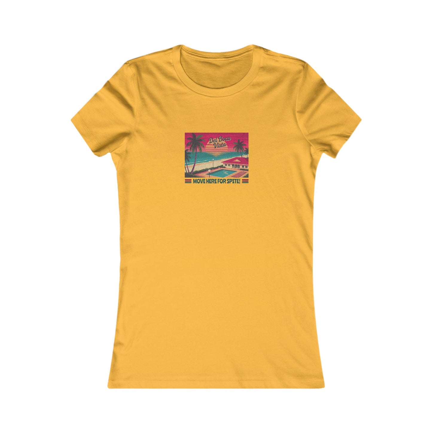 Del Boca Vista (Move Here For Spite!) — Seinfeld Women's Tee (Light)