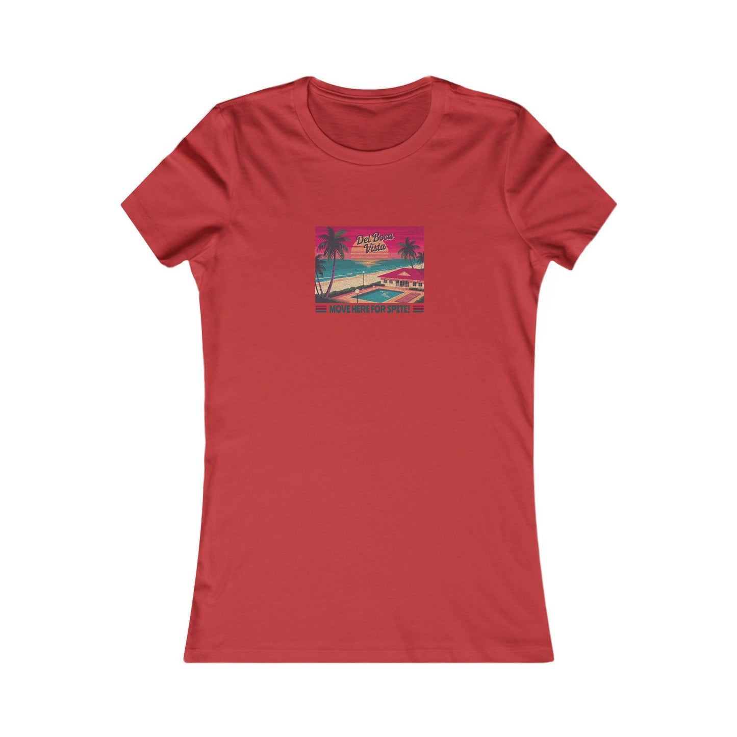 Del Boca Vista (Move Here For Spite!) — Seinfeld Women's Tee (Light)