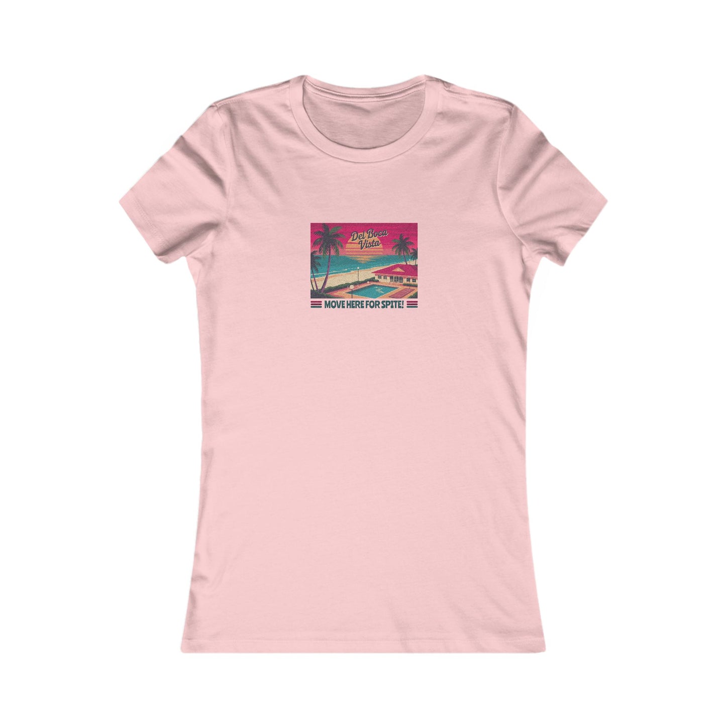 Del Boca Vista (Move Here For Spite!) — Seinfeld Women's Tee (Light)