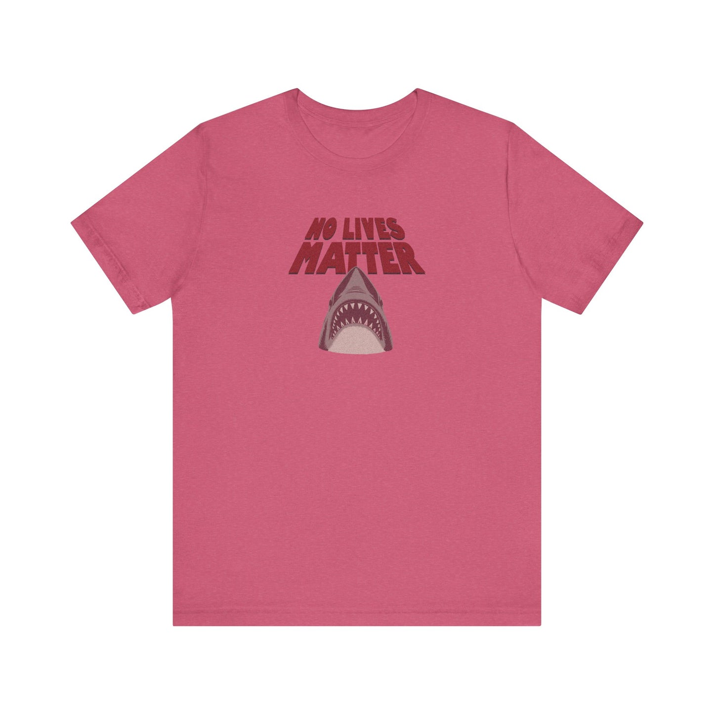 No Lives Matter — Jaws-Inspired Retro Tee (Light)