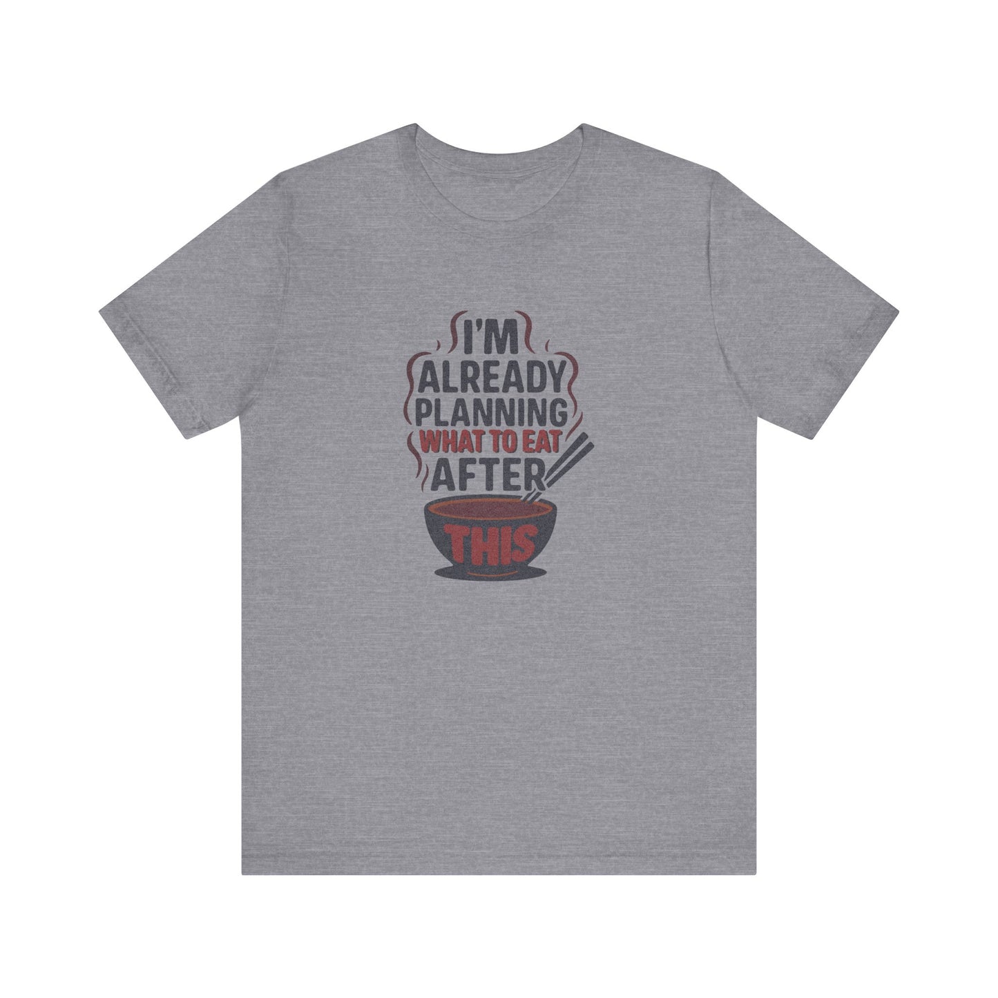 Planning What to Eat After This — Retro Foodie Tee (Light)