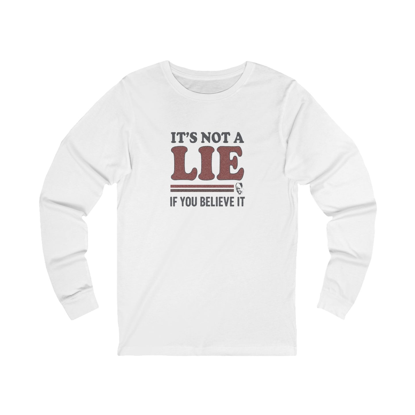 It’s Not a Lie, If You Believe It — George Costanza Retro Long Sleeve (Light)