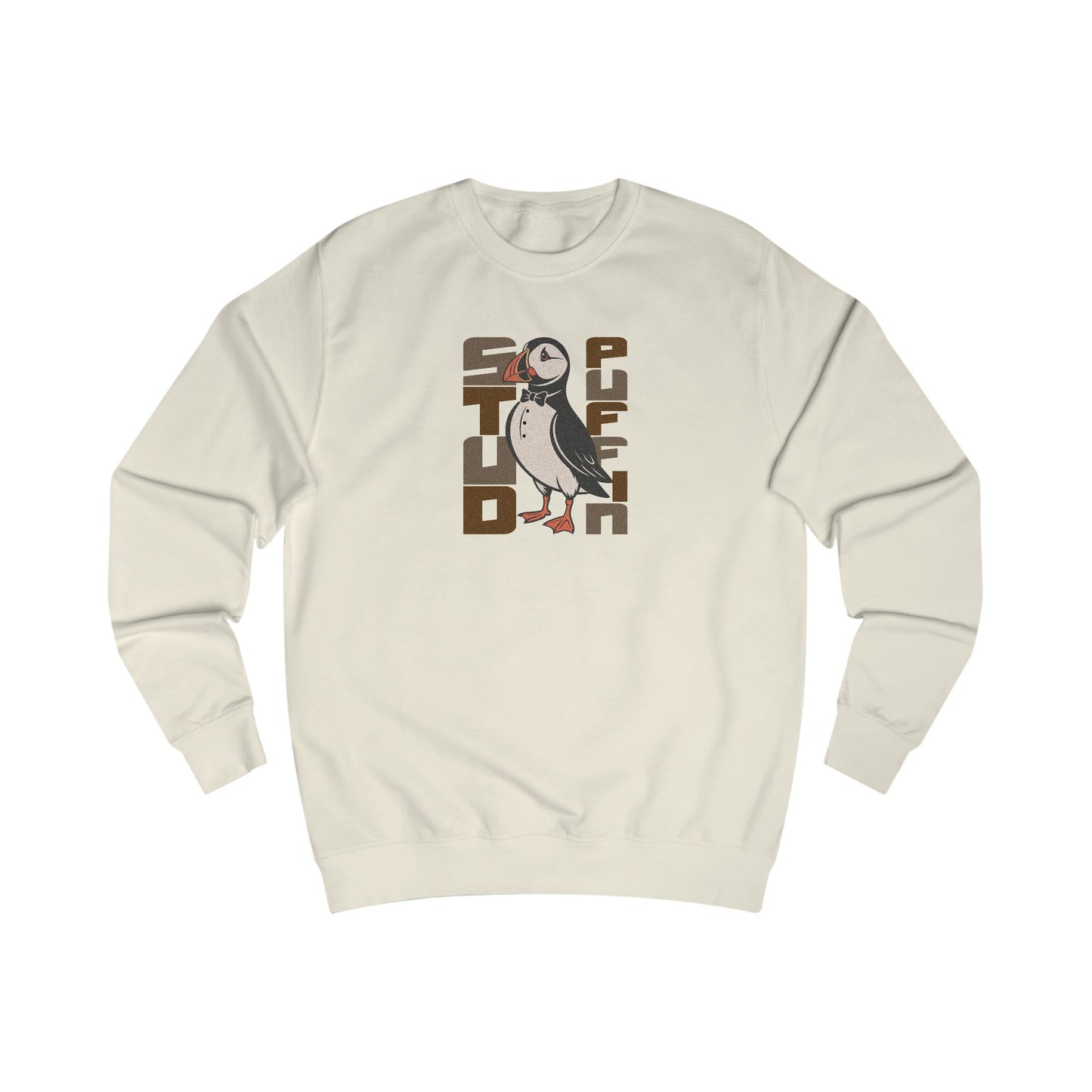 Stud Puffin, Licensed to Chill – Spy-Bird Retro Sweatshirt (Light)