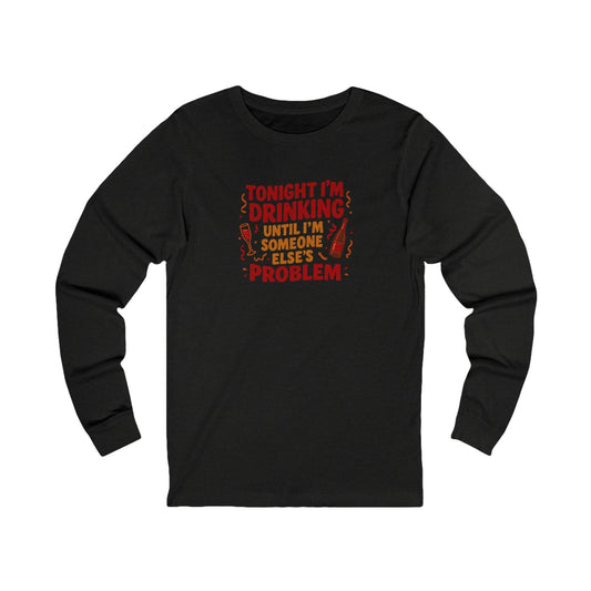 The Problem is Coming From Inside the Bar — Retro Long Sleeve (Dark)