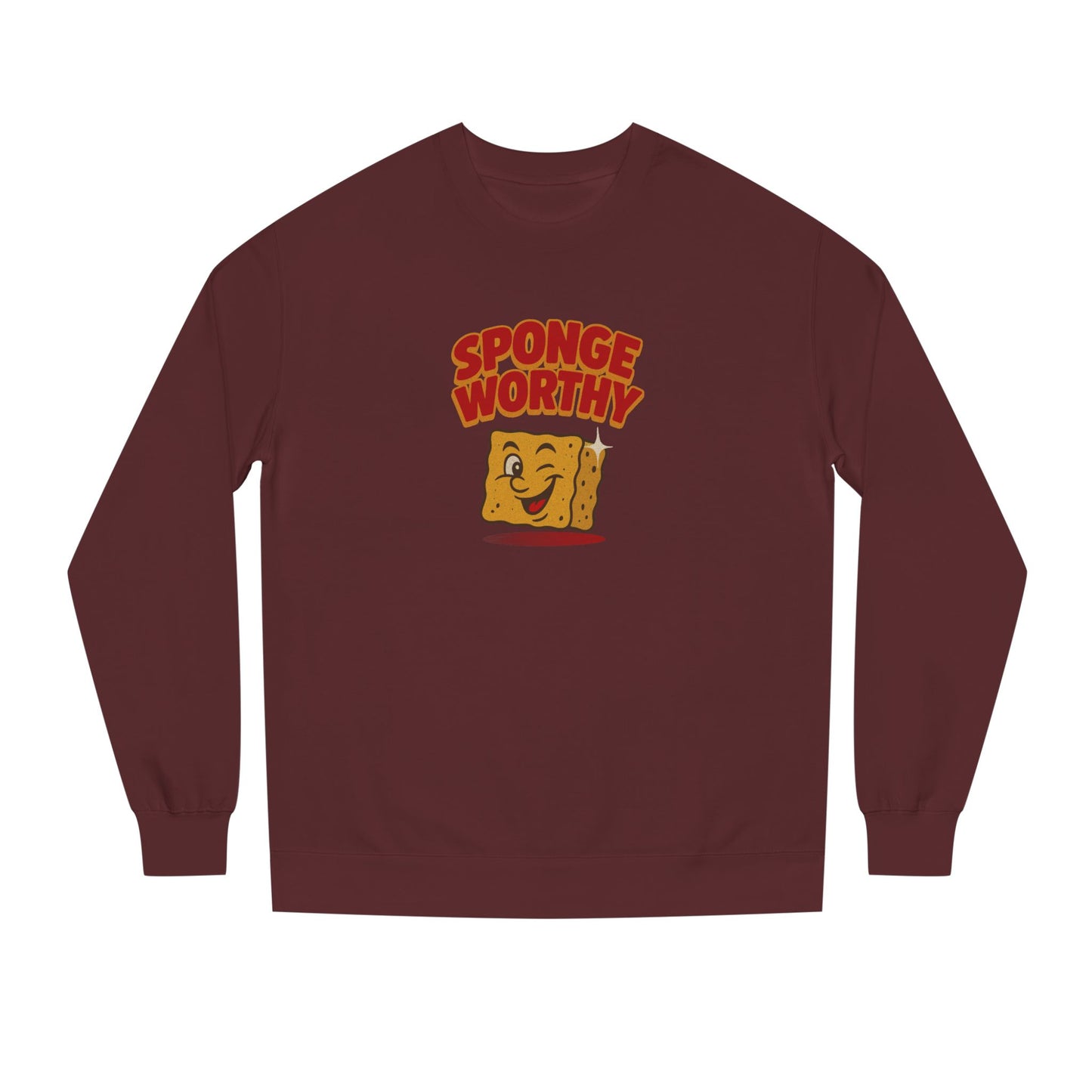 Spongeworthy — Seinfeld Retro Cartoon Sweatshirt (Dark)