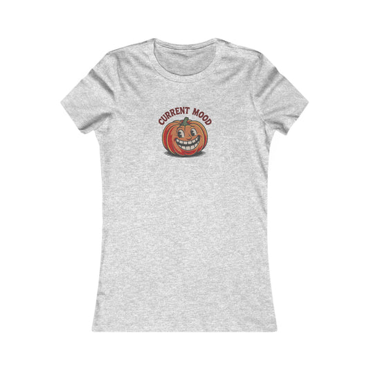 Current Mood (Toothy Jack) — Retro Halloween Women's Tee (Light)