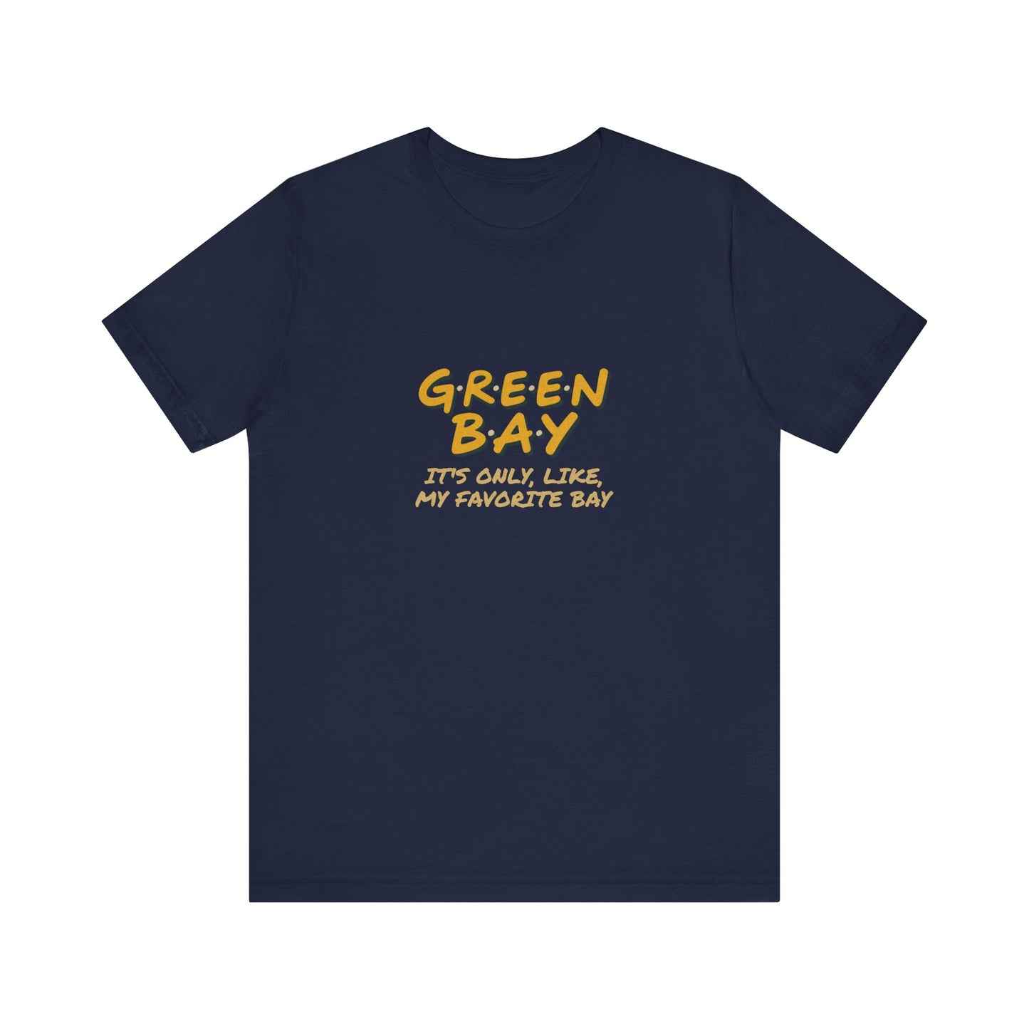 Green Bay (My Favorite Bay) — Phoebe Buffay Football Tee (Dark)