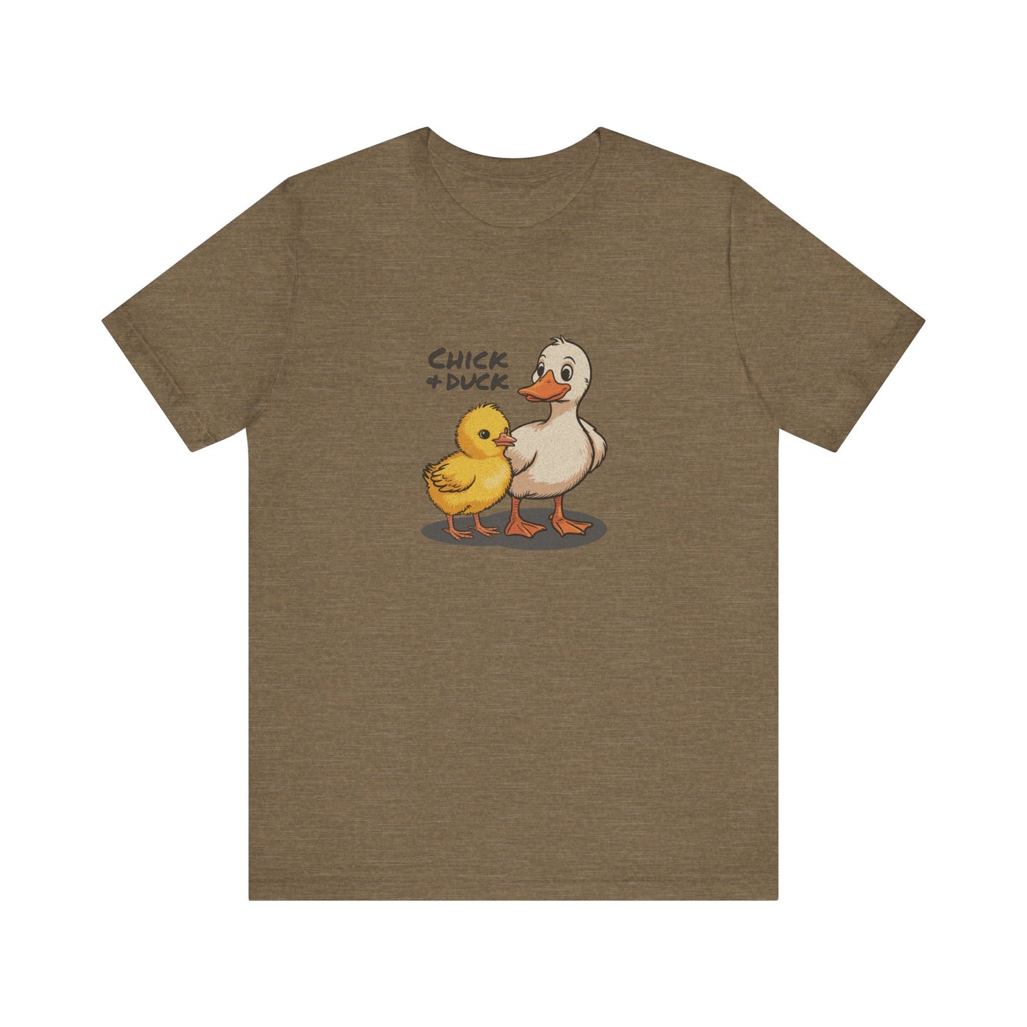 The Chick and the Duck — Friends Retro Tee (Light)