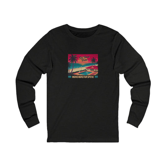 Del Boca Vista (Move Here For Spite!) — Seinfeld Retro Long Sleeve (Dark)