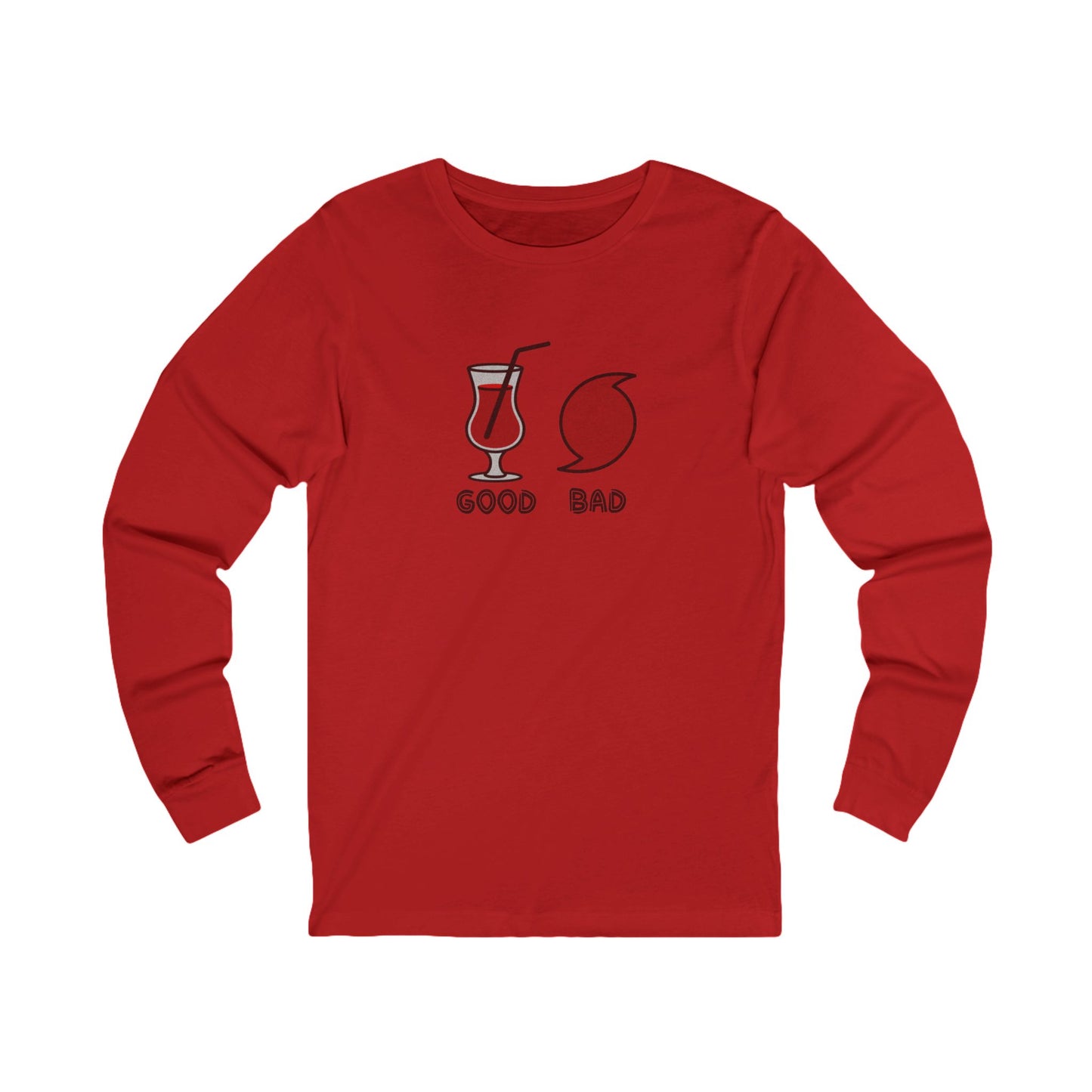 Good Hurricane, Bad Hurricane – Tropical Retro Long Sleeve (Light)