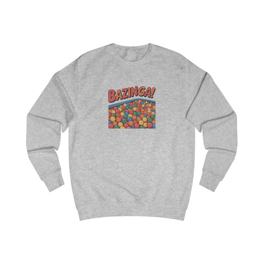 Bazinga! Ball Pit — Big Bang Theory Retro Sweatshirt (Light)