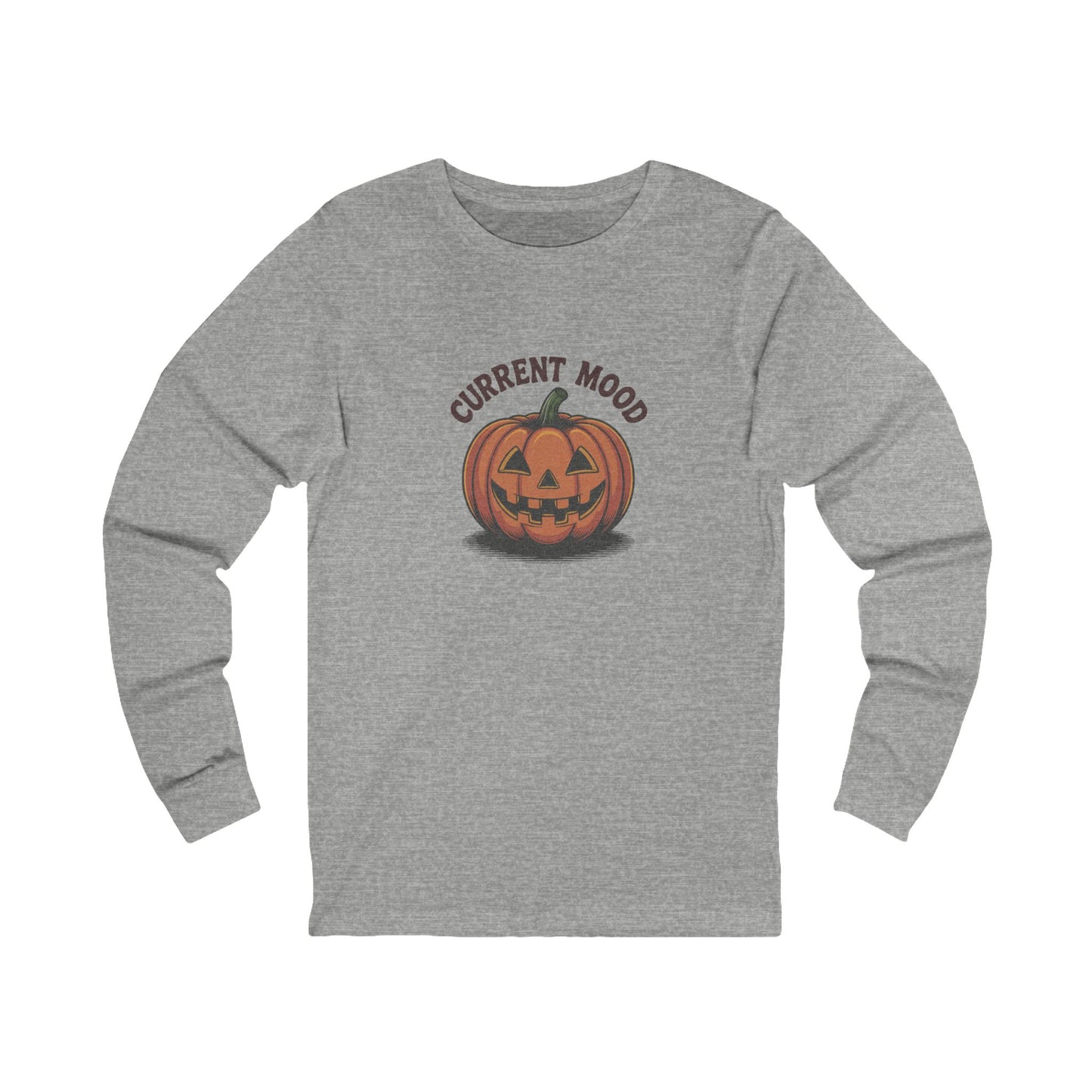 Current Mood (Vintage Jack) — Retro Halloween Long Sleeve (Light)