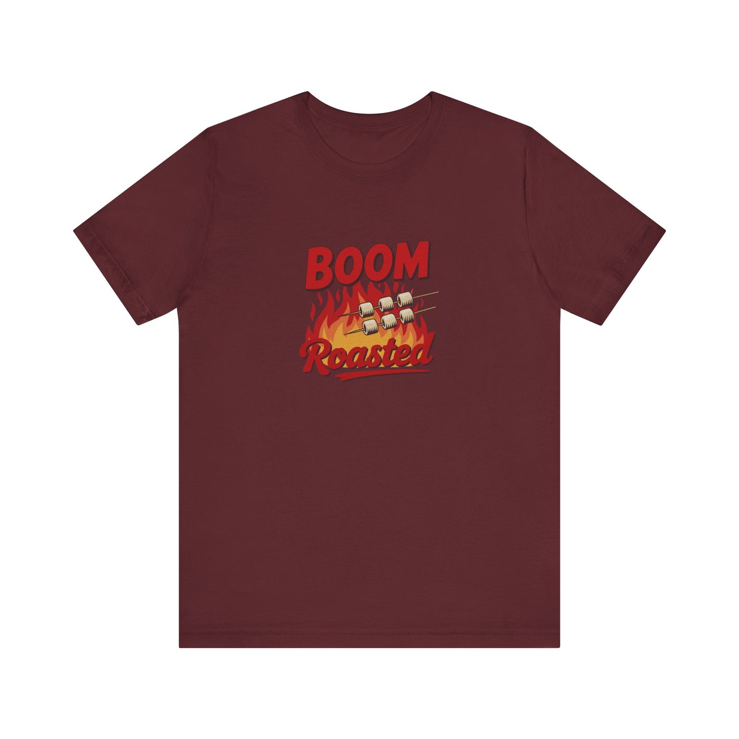 Boom, Roasted — Michael Scott Retro Tee (Dark)