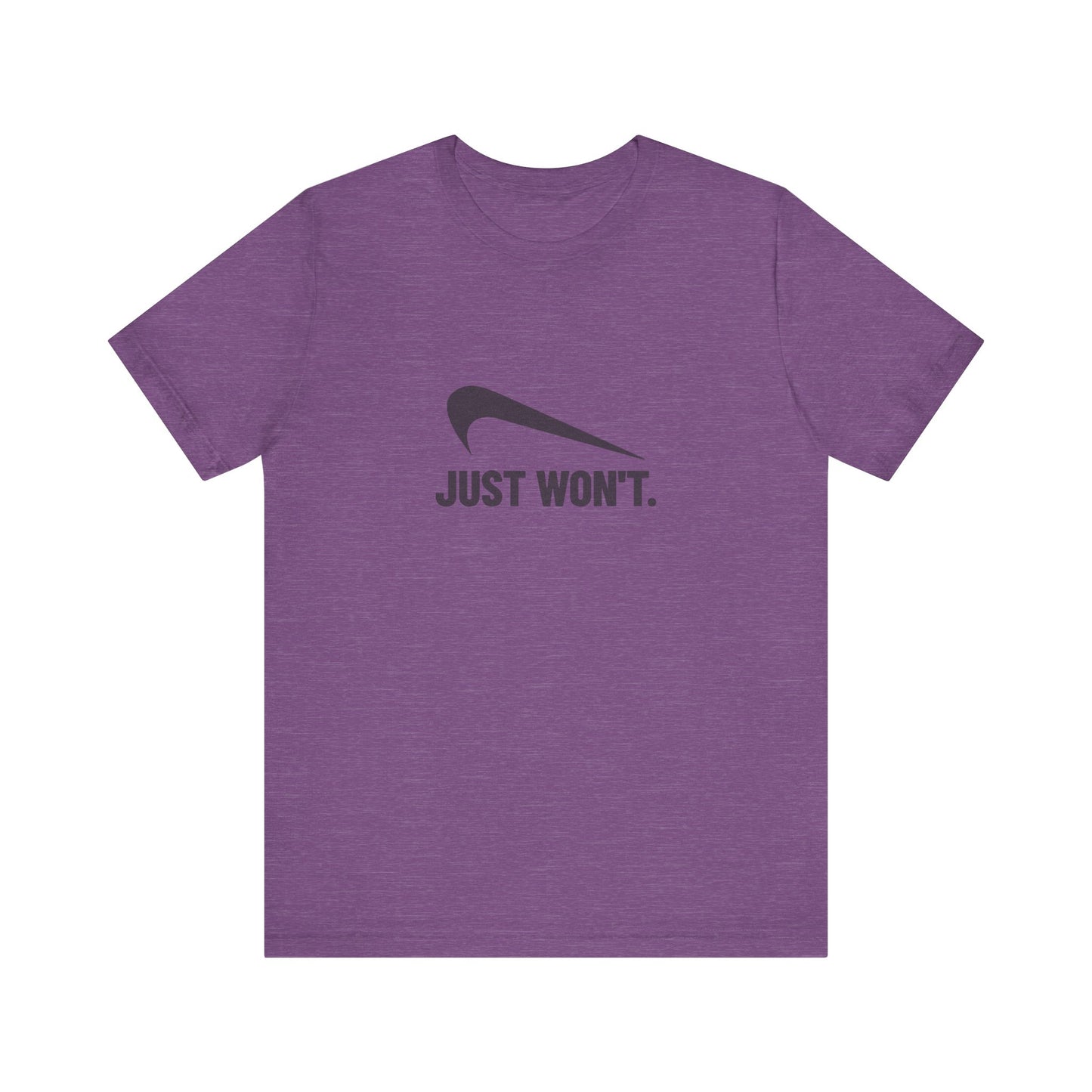 Just Won’t Athletic Parody — Retro Workout Tee (Light)