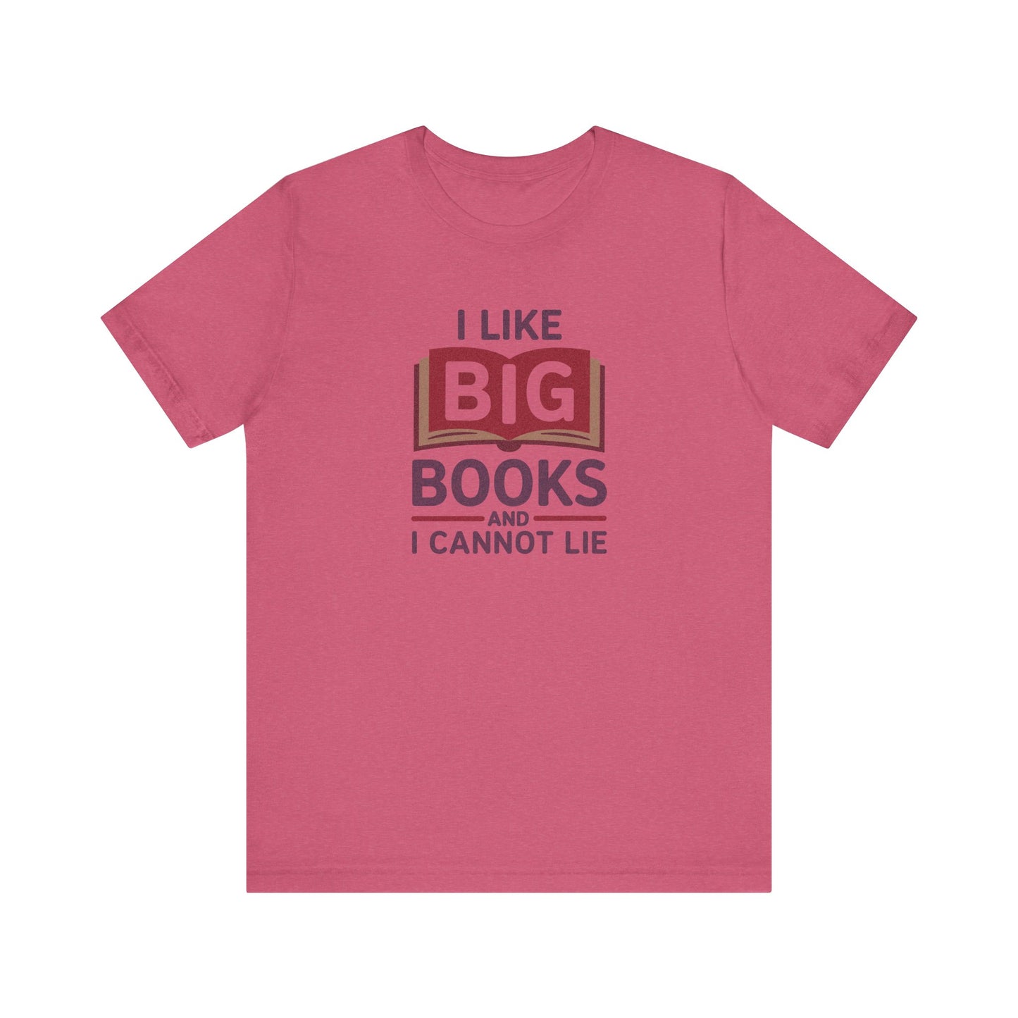 I Like Big Books and I Cannot Lie — Bibliophile Retro Tee (Light)
