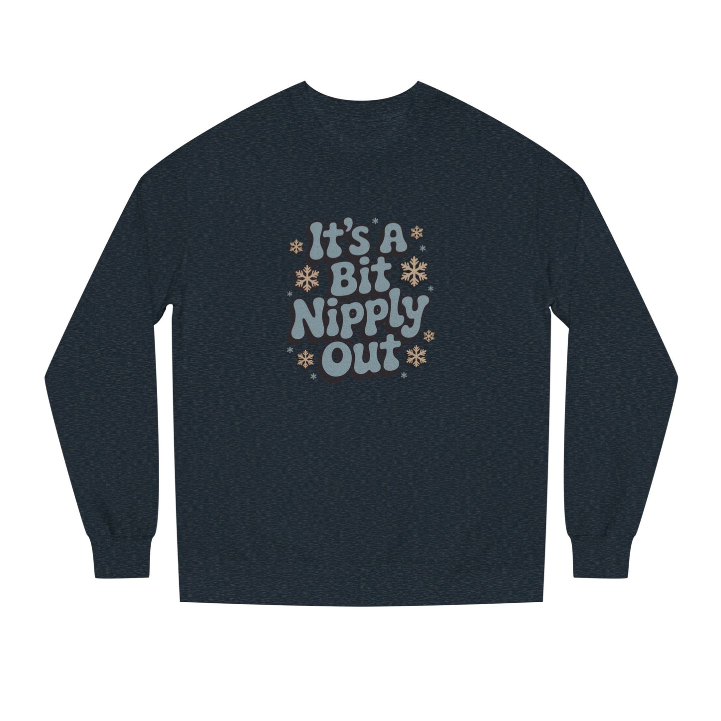 It's a Bit Nipply Out — Christmas Vacation Retro Sweatshirt (Dark)