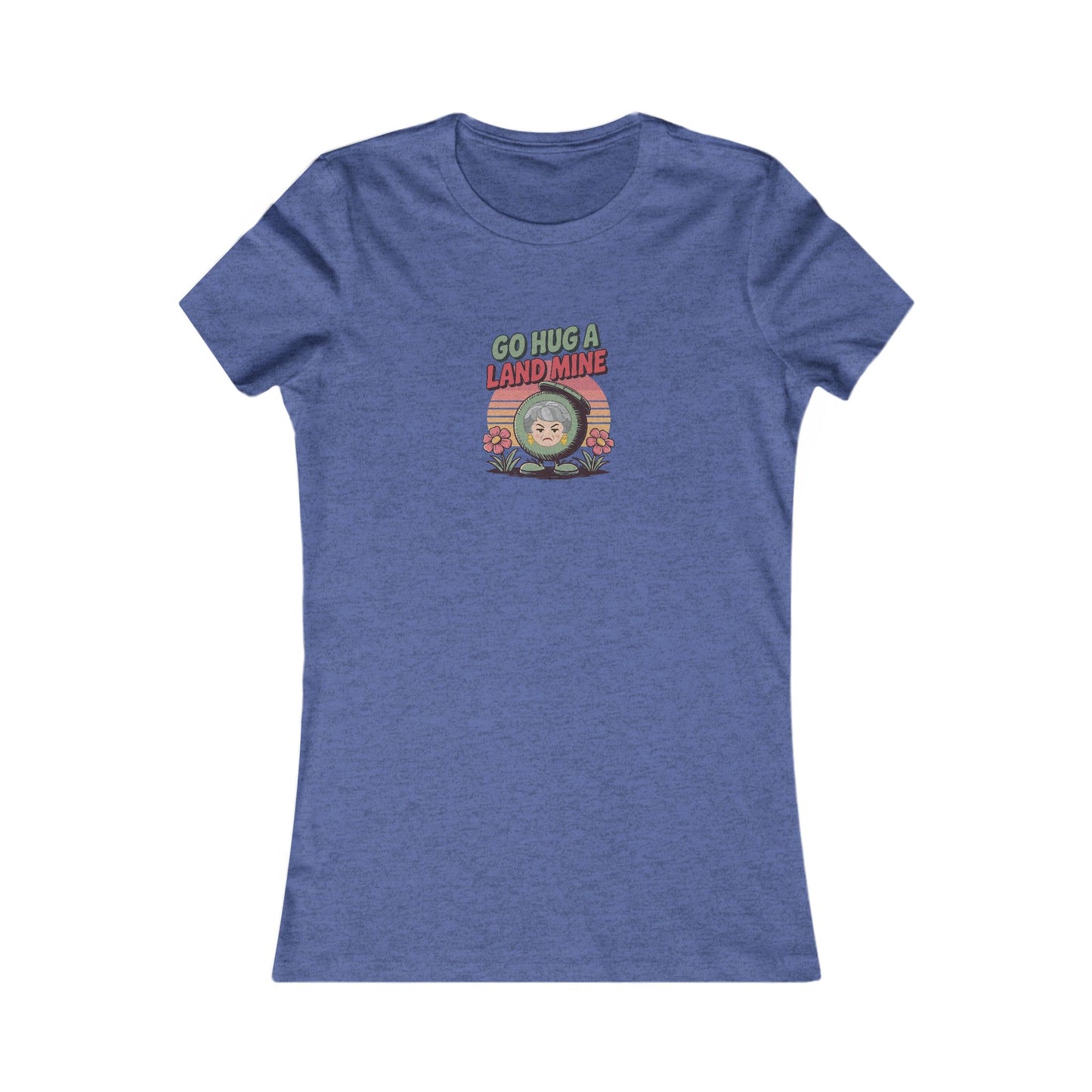 Go Hug a Land Mine — Dorothy Zbornak Retro Women's Tee (Dark)