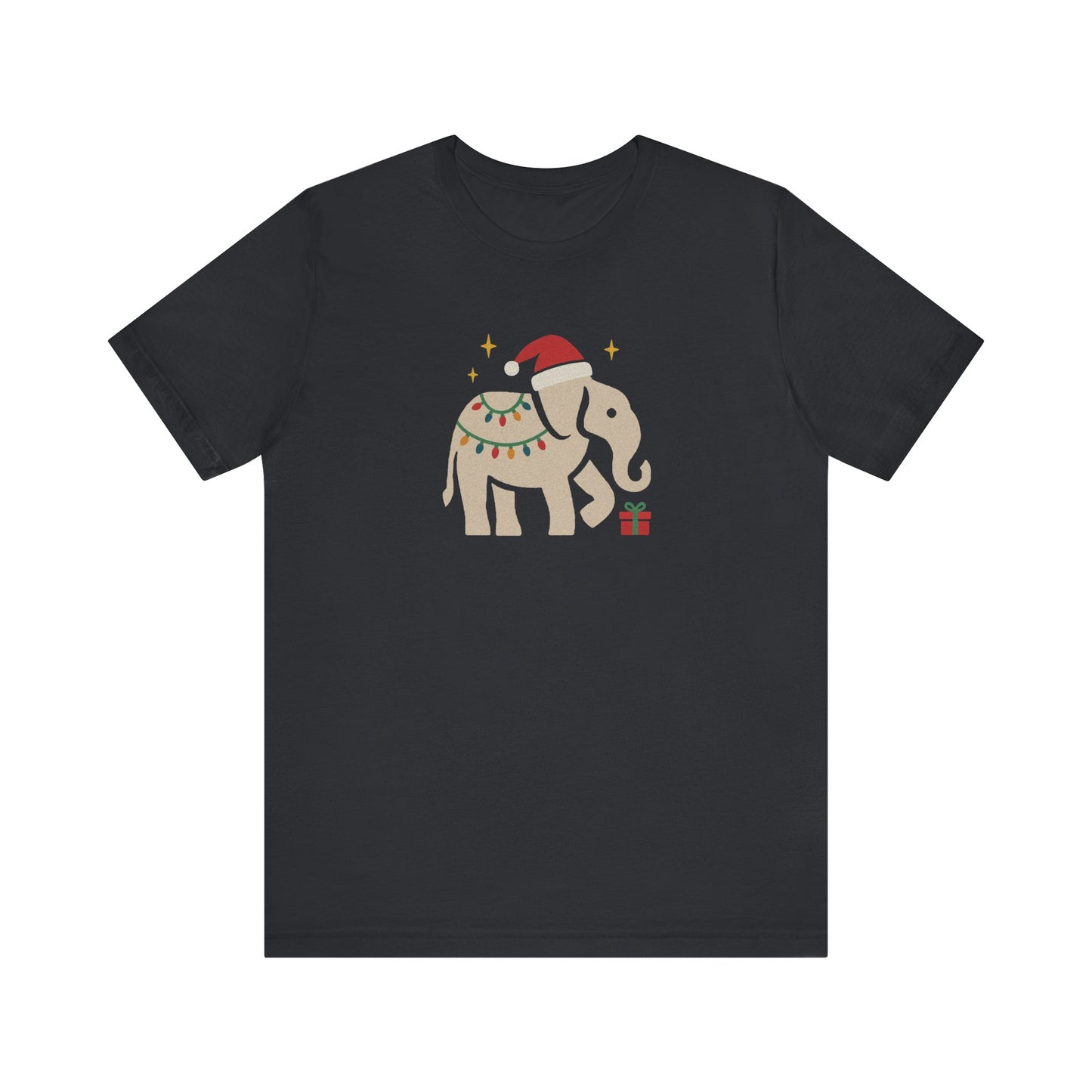 White Elephant Season — Retro Christmas Graphic Tee (Dark)