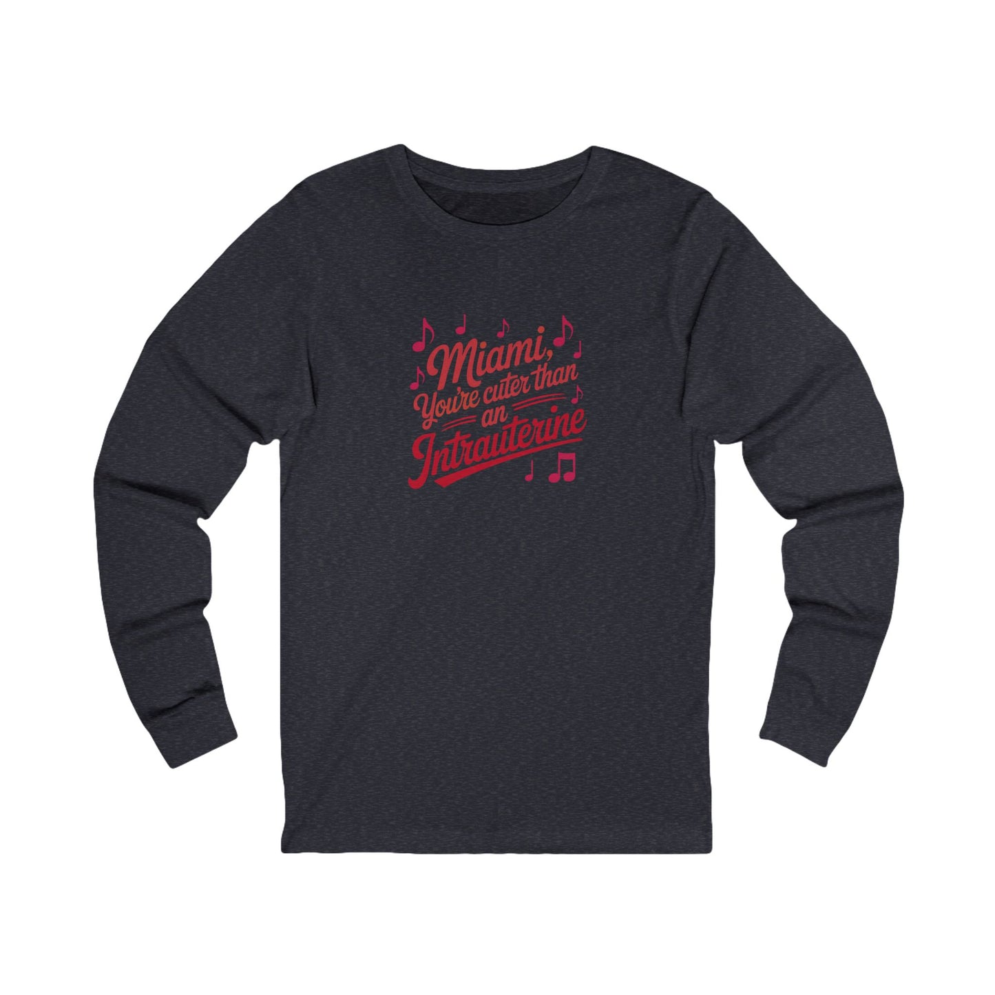 Cuter Than An Intrauterine — Golden Girls Retro Long Sleeve (Dark)