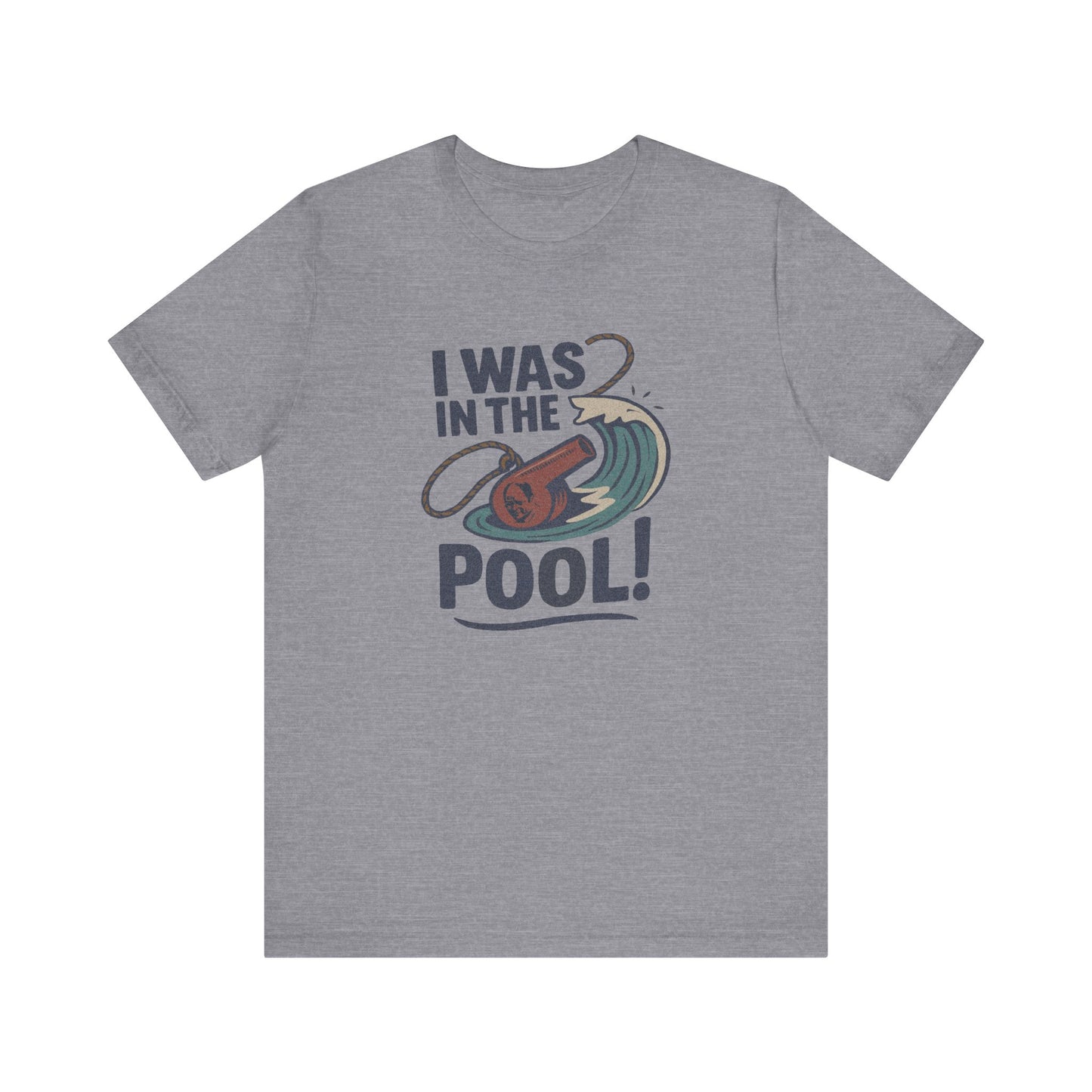 I Was in the Pool! — George Costanza Shrinkage Retro Tee (Light)