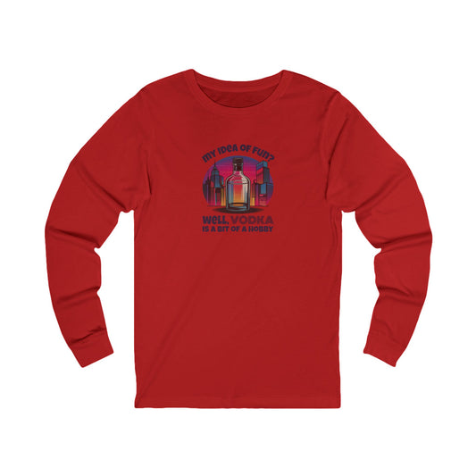 Vodka is a Bit of a Hobby — Retro Graphic Long Sleeve (Light)