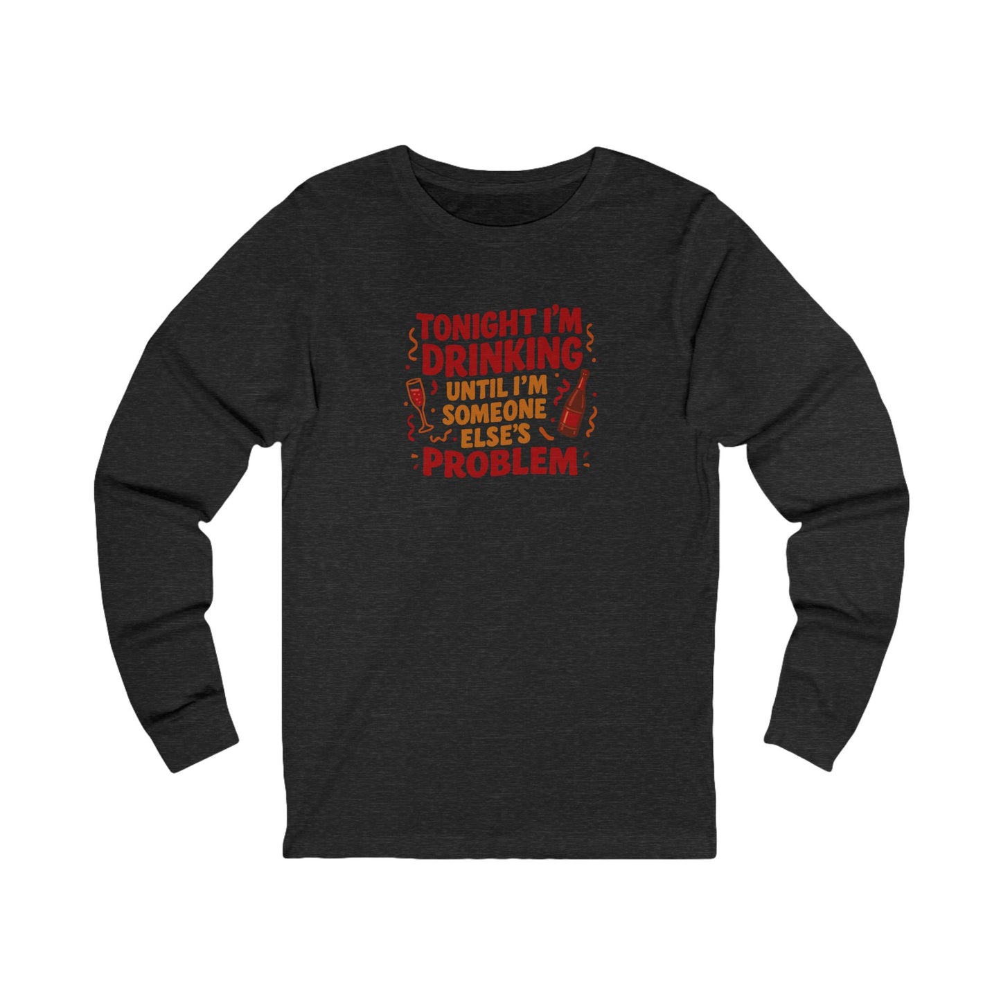 The Problem is Coming From Inside the Bar — Retro Long Sleeve (Dark)