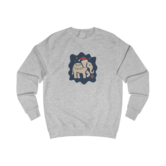 White Elephant Season — Retro Christmas Sweatshirt (Light)