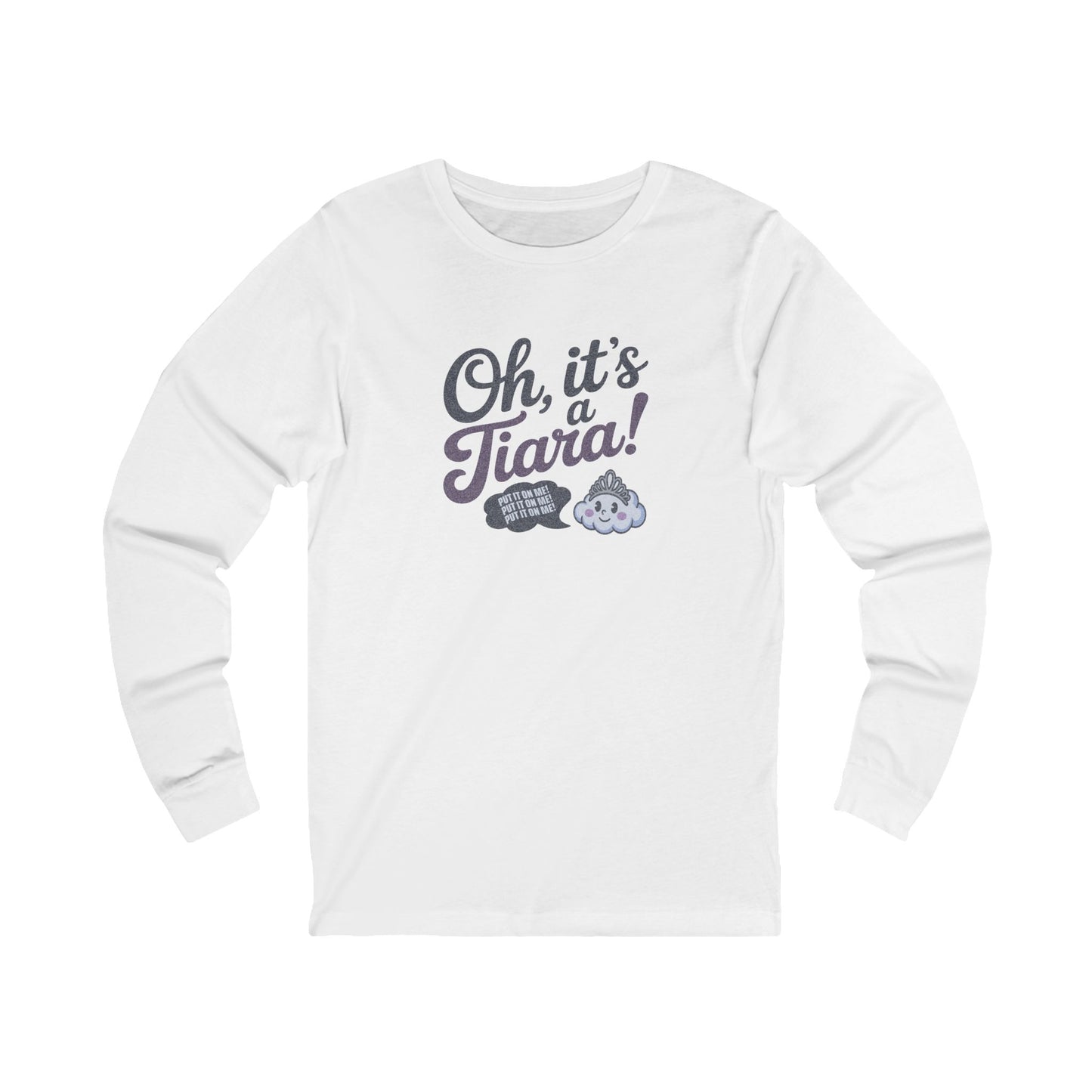 Oh, It’s a Tiara! (Put It On Me!) — Amy Farrah Fowler Retro Long Sleeve (Light)