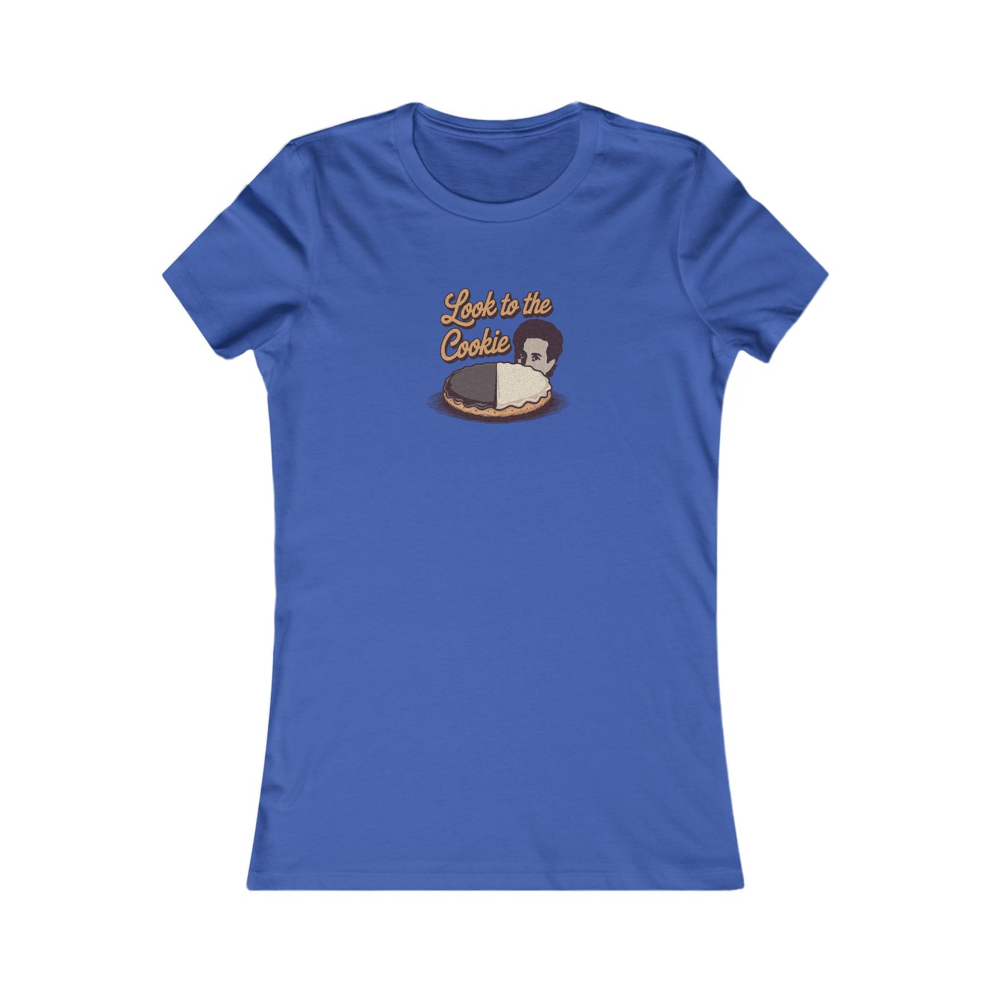 Look to the (Black-and-White) Cookie — Seinfeld Retro Women's Tee (Dark)