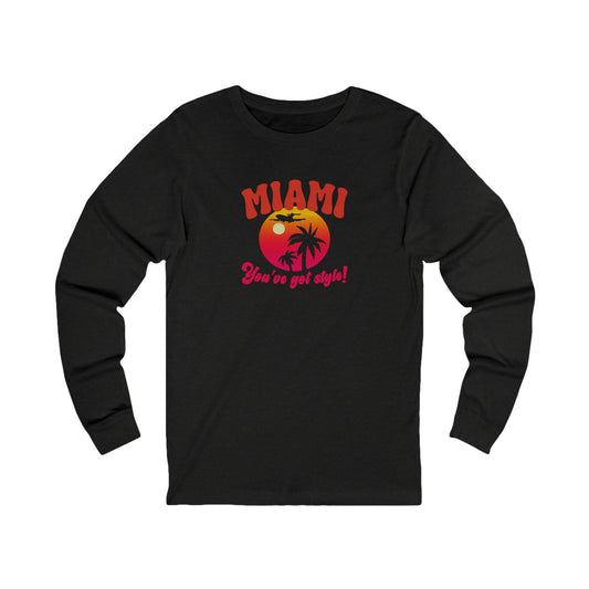 Miami, You've Got Style! — Golden Girls Retro Long Sleeve (Dark)