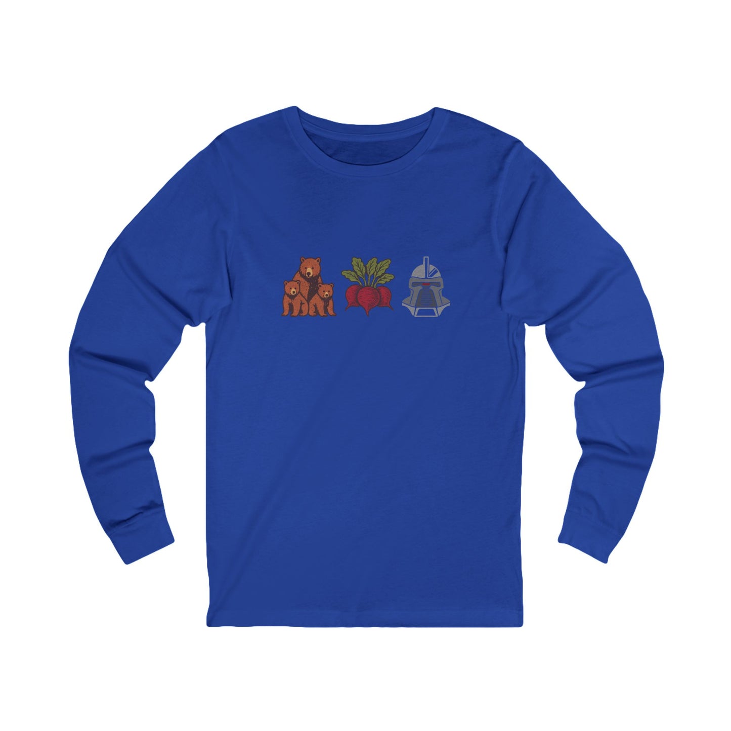 Bears, Beets, Battlestar (Icons) — Retro Long Sleeve (Dark)