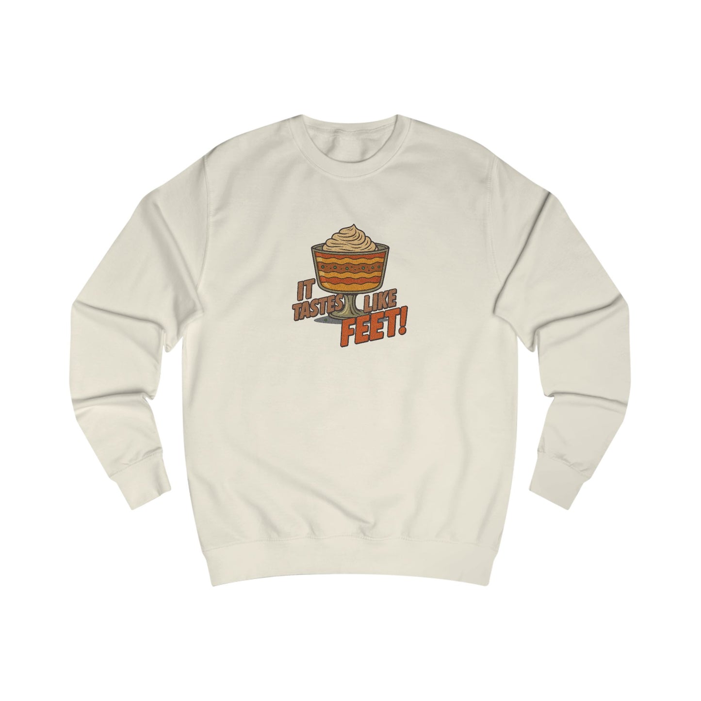 It Tastes Like Feet! — Thanksgiving Trifle Retro Sweatshirt (Light)