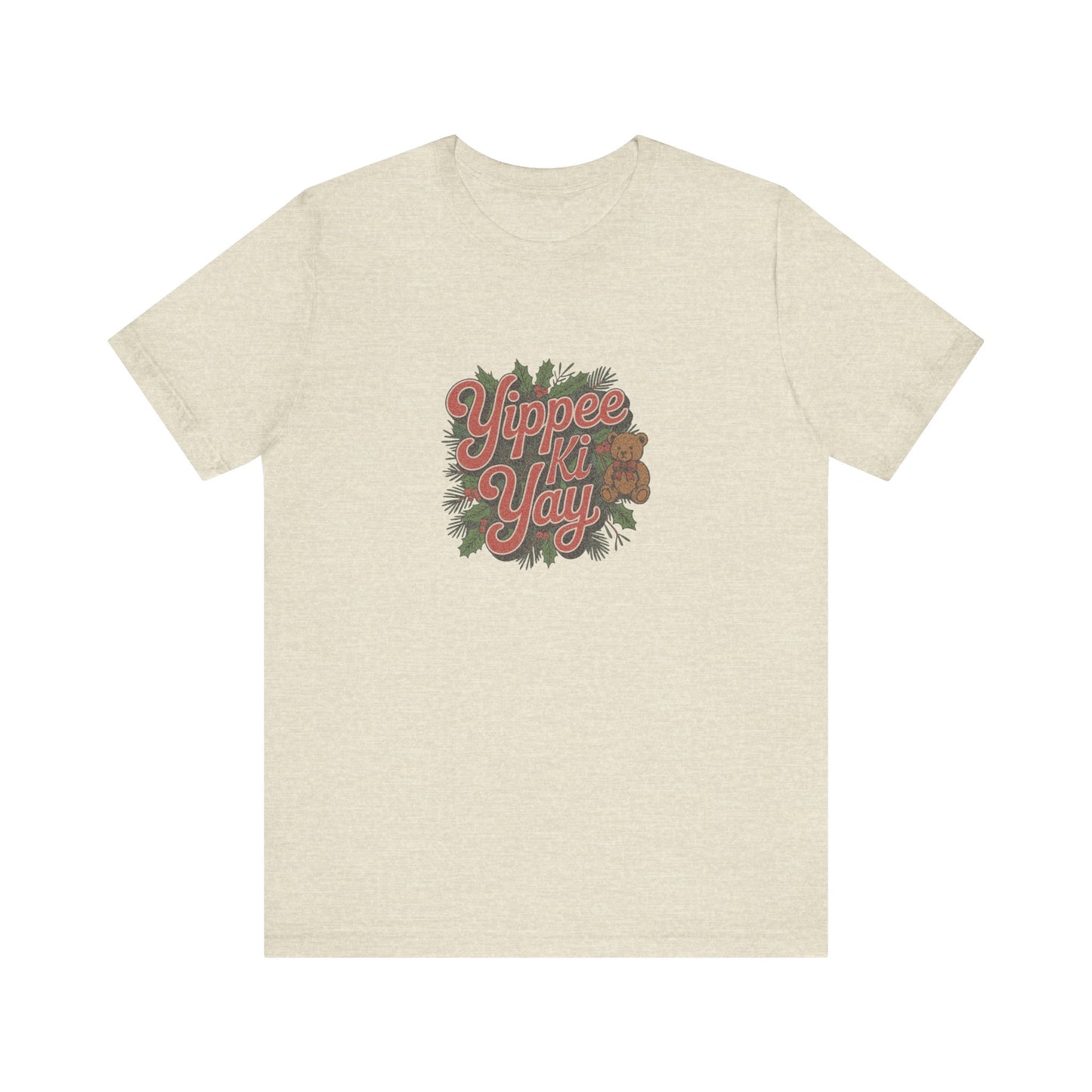 Yippee Ki Yay — Die Hard Retro Christmas Tee (Light)
