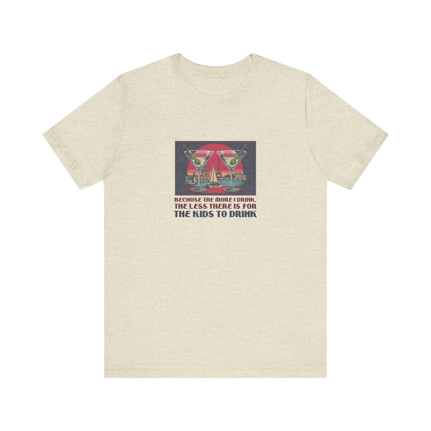 Open Bar (for the Kids) — Friends Retro Tee (Light)