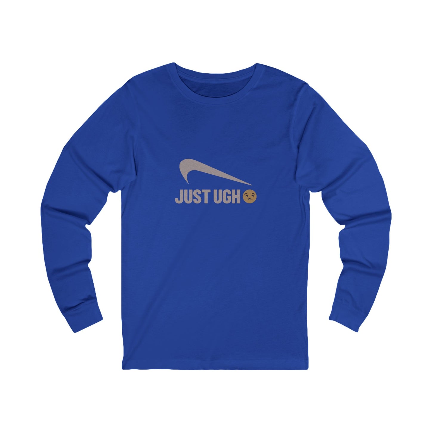 Just Ugh π Athletic Parody β Retro Workout Long Sleeve (Dark)