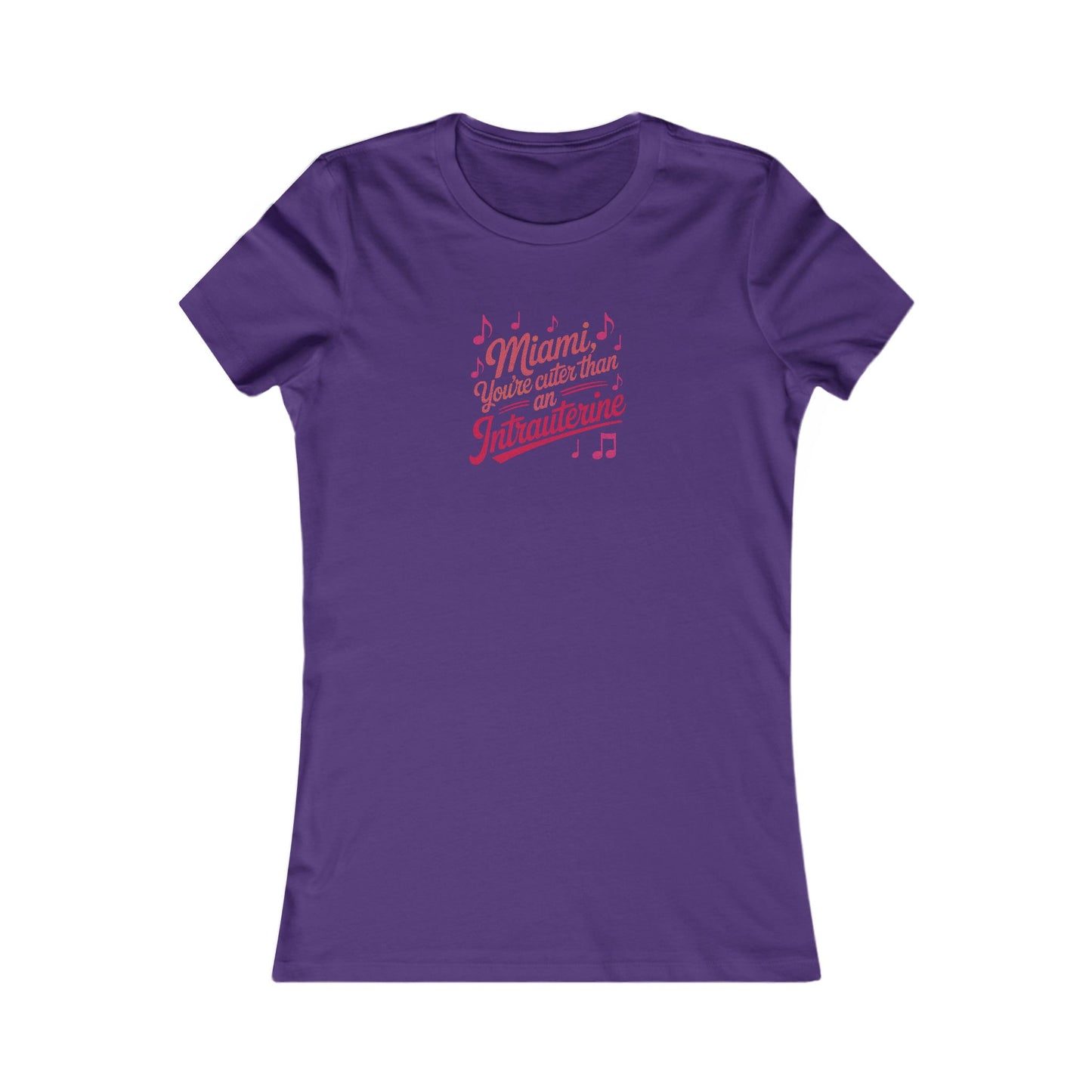Cuter Than An Intrauterine — Golden Girls Retro Women's Tee (Dark)