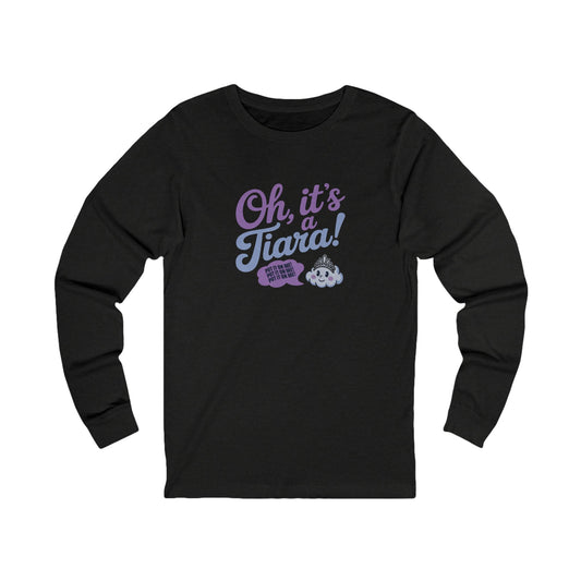 Oh, It’s a Tiara! (Put It On Me!) — Amy Farrah Fowler Retro Long Sleeve (Dark)