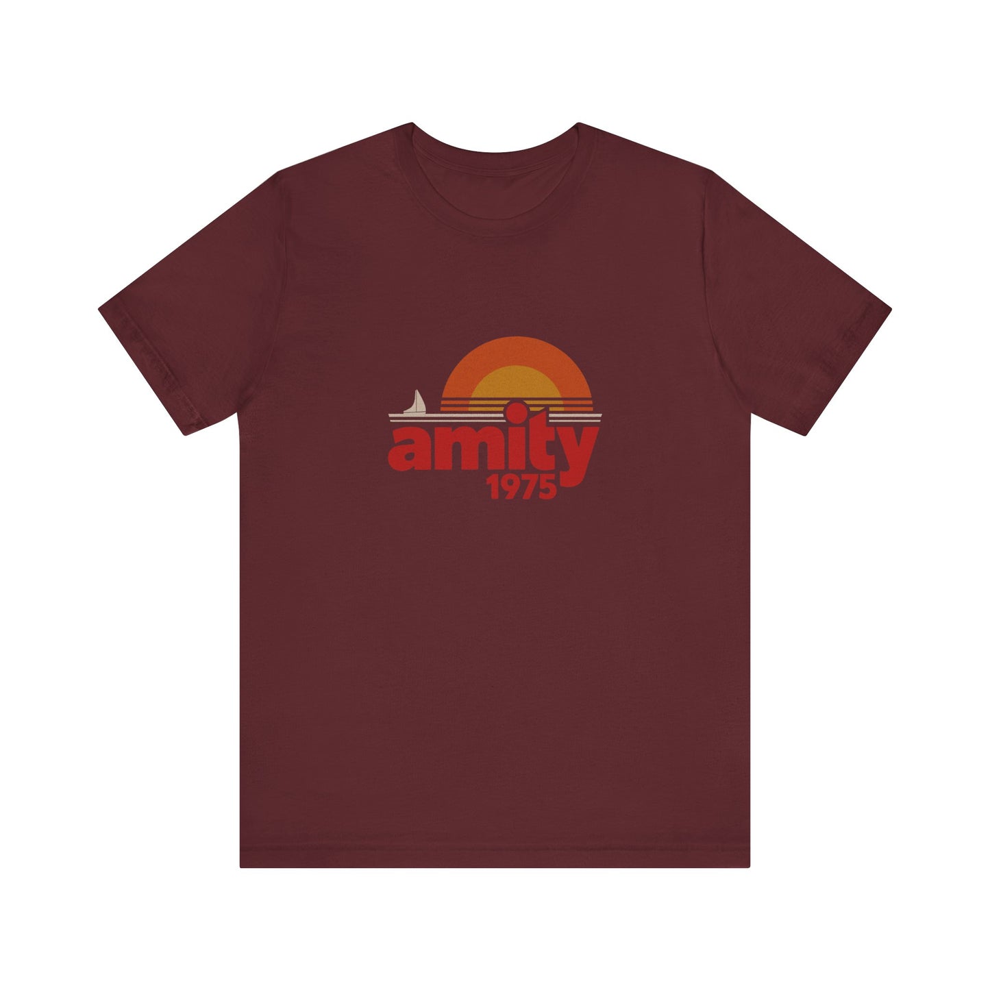 Amity Island 1975 — Jaws-Inspired Retro Tee (Dark)