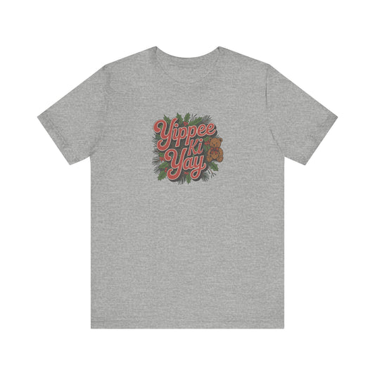 Yippee Ki Yay — Die Hard Retro Christmas Tee (Light)